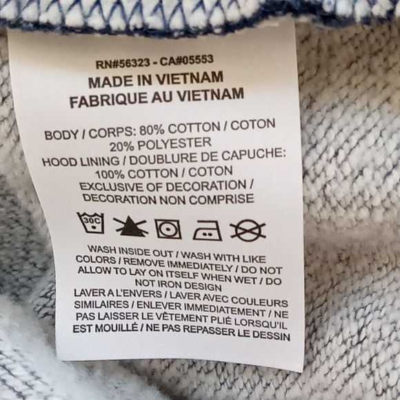 Nike Navy Cropped Hoodie - Picture 6 of 6